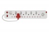 Electricmate 12WaySingle Multi Plug Over Load Surge USB Photo