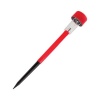 Solar Garden Pathway Light 35cm Plastic Red Photo