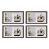 Henzo Modern Gallery Frame Dark grey 23x35cm with 2x 13x18cm pic inserts-4 Pack Photo