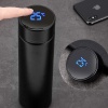 Digital Thermometer Flask - Satin Black - 500ml Photo
