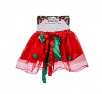 Tutu Pom Poms Christmas Accessories Dress Up 26 cm 3 Pack