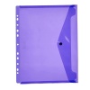Meeco Fileable Carry Folder - A4 - Violet - Pack of 5 Photo