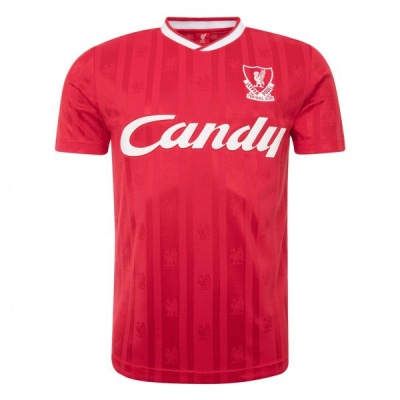 Photo of Liverpool FC Retro 1989 Candy Home Shirt Red