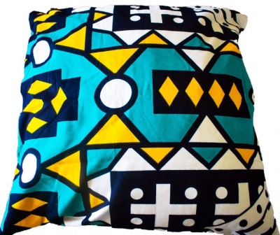 Photo of Mvulakazi - Turquoise Mult Shape Cushion Cover