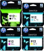 HP 912xl Black & HP 912 Cyan Magenta Yellow Combo Pack Photo
