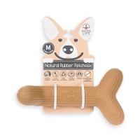 Dogs Life Dogs Life Natural Rubber Dog Toy Fetchstix Brown