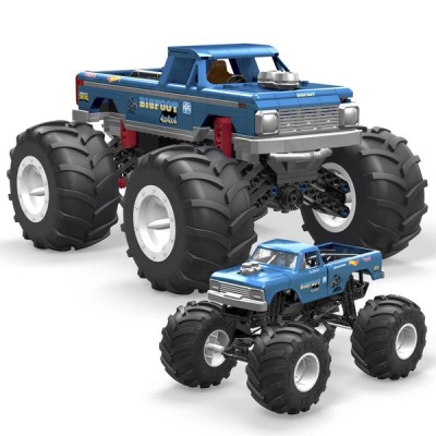 Mega Hot Wheels Bigfoot Collectible Monster Truck Building Toy 538 Pieces