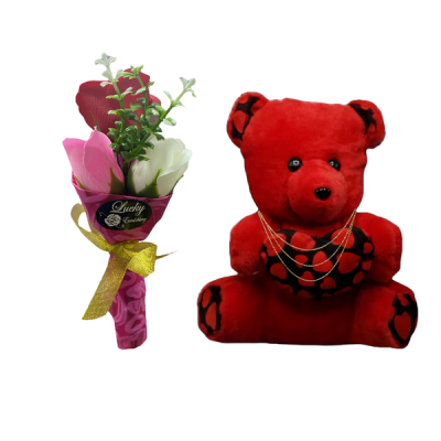 ChainsValentine Teddy Bear Gift Box With Accessories 011