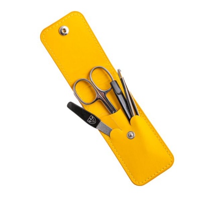 Photo of Kellermann 3 Swords Manicure Set in a Yellow Case - 4 Piece