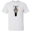 Zebra Rose Gold Glasses T-Shirt Photo