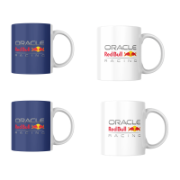 4 Piece Redbull Racing Formula 1 Coffee Mug Set
