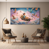 Canvas Wall Art Flight of Fancy BK0141