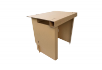 QuickDesk Cardboard Desk Workstation Large