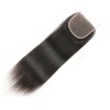Joedir Straight 8" three Parts 4 x 4 Closure Brazilian Human Hair Closure Photo