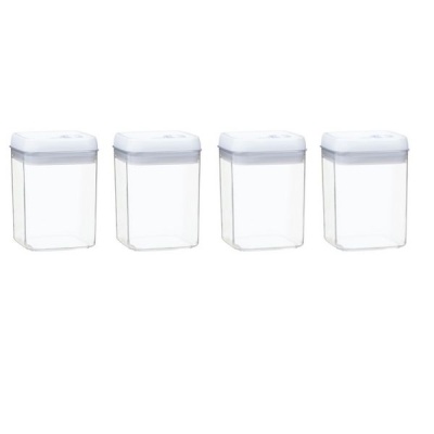 Photo of TRENDZ Pack of 4 - 1.7L Narrow Style food canisters