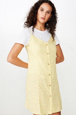 Photo of Women's Cotton On Woven Maisy Strappy Mini Dress - Carly Ditsy Sundress