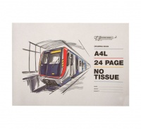 Drawing Book Art A4 No Tissue 24 Page 12 Pack
