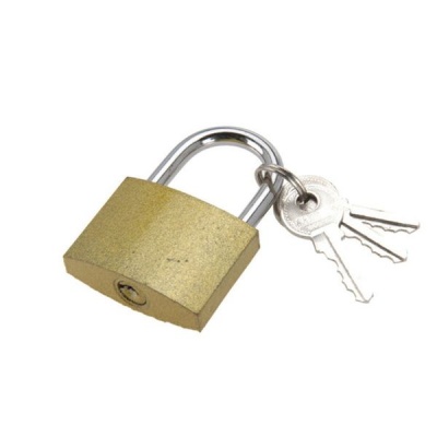 Photo of Eco Padlock Set of 2 with 6 Keys - Metal - 25mm and 30mm