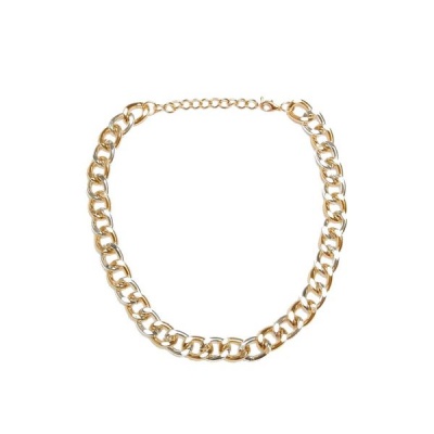 Photo of Quiz Ladies Gold & Silver Chunky Chain Necklace - Gold