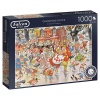 Jumbo Falcon Christmas On Ice 1000 Piece Photo