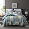 Linen Boutique Quilt Cotton Four Seasons Reversible Patchwork Embroidered - Lightsteelblue Photo
