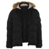 Soulcal Mens 2 Zip Bubble Jacket - Black Photo
