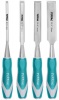 Total Tools 4 Piece Industrial Wood Chisel Set Photo