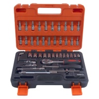 46 Piece 14 Socket Wrench Tool Set for Auto Car Repairing
