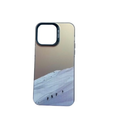 Protective iPhone 14 Pro Max Cover with Snow inspired Design