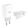 Hoco C80A Rapido 18W Plug set C-Type-C-Type - White Photo