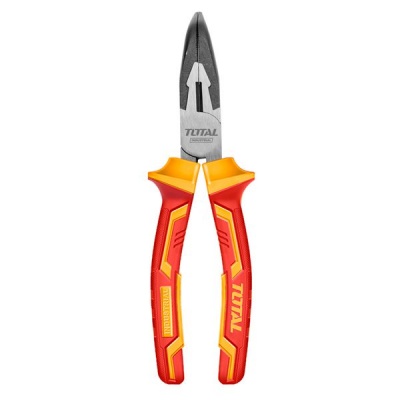 Photo of Total Tools TOTAL Insulated Bent Nose Pliers 8"/200mm
