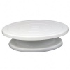 Rotating Turntable Cake Stand - White Photo