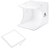 PULUZ 20cm Folding Photo Box with Shadowless LED Floor & 6 Color Backdrops Photo