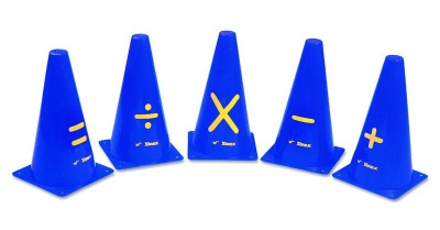 Photo of Vinex Math Symbol Cones - With Printed Symbols