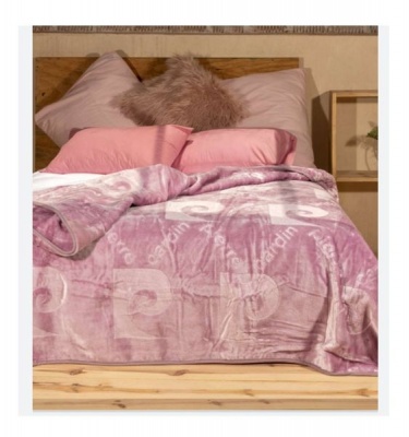 Photo of Pierre Cardin Luxury Mink Blanket - Lilac
