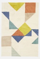 Sixth Floor Colour Block Tufted Rug Multi