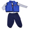 Little People Shop: Boys Blue Tracksuit Set Photo