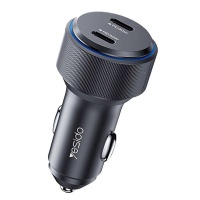 Yesido Fast Car Charger Adapter Dual Type C port 60Watts Y48