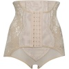 Soul Shape Sheer Lace Corset Waist Trainer Beige Photo