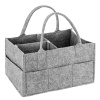 Felt Diaper Organiser - Grey Photo