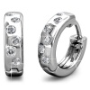 Dhia Jewellery Dhia Exotic Hoop Earrings Embellished with Swarovski Crystals Photo