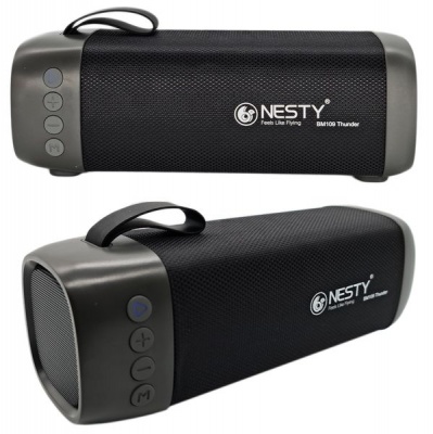 Photo of Nesty BM109 Thunder Portable Wireless Bluetooth Speaker- Black