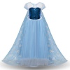 Blue Sequin Winter Princess Dress Photo