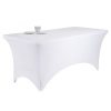 Stretch Trestle Tablecloth - White Photo