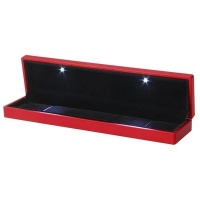 Synergy360 LED Lighted Jewelry Gift Box Red