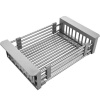 Folding Retractable RackDrain Basket for Washing Kitchen Shelf Cooking