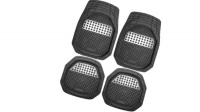4 Pieces Universal Car Trimmable Rubber Mats