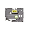 Brother Compatible TZE 611 Labelling Tape Cassette - 6mm Black on Yellow 8m Photo