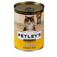 Petleys Petleys Cat Food In Gravy Rich In Chicken Adult Cat 12 cans x 375g