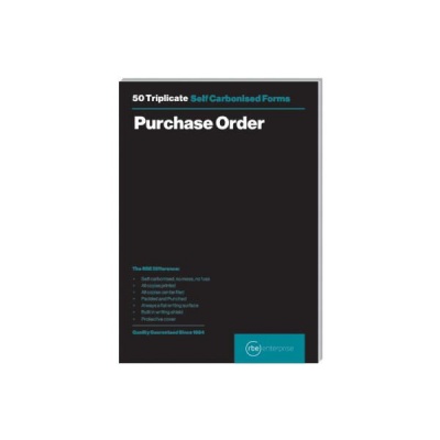 Photo of RBE : Bulk Pack Of 3-A5 Purchase Order Triplicate Pads